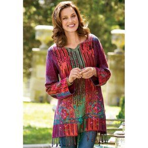 Soft Surroundings Madagascar Tunic 3X